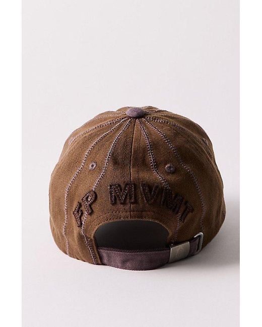 Free People Brown Baseline Baseball Cap