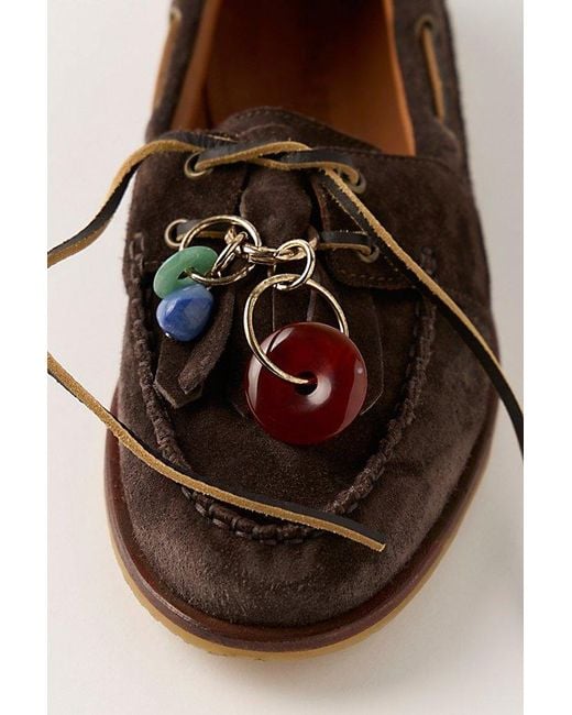 Free People Brown Stone Shoe Cluster Shoe