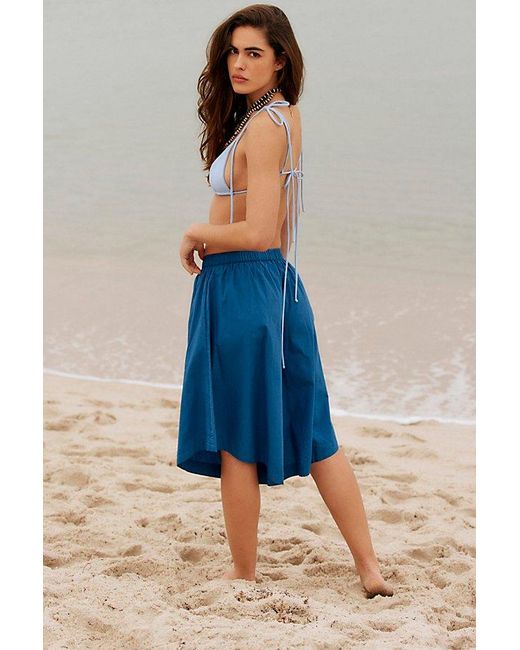 free-est Blue Lucca Culotte Shorts By