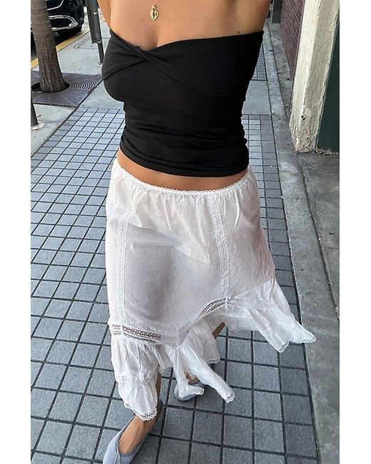 Intimately By Free People Black Simply Soft Twist Tube Top By