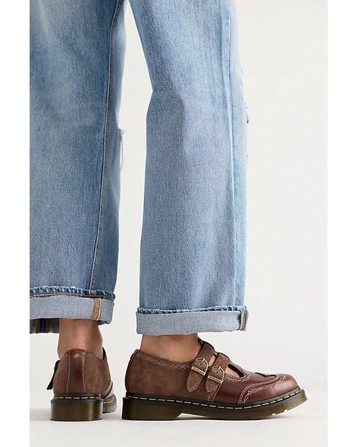 Dr. Martens Blue 8065 Desert Rodeo Mary Janes