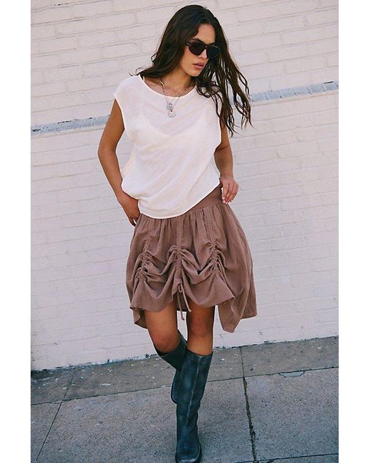 free-est Multicolor Hustle And Bustle Skirt By