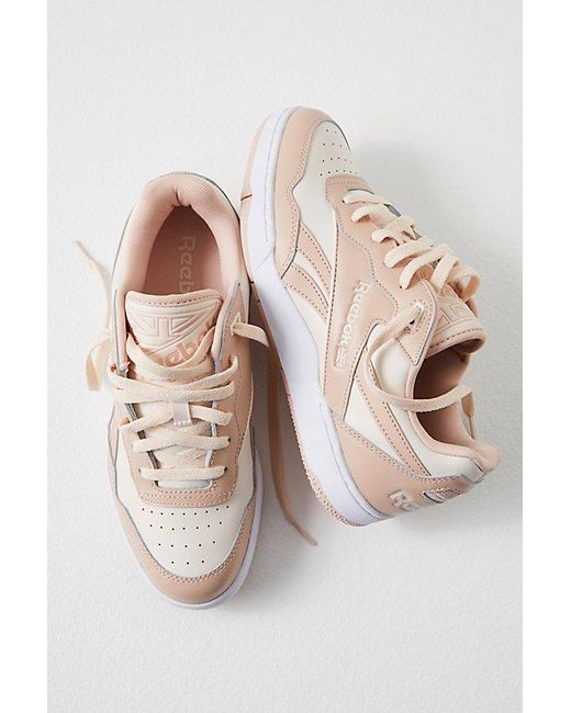 Reebok Natural Bb 4000 Ii Low Sneakers At Free People In Blush/white, Size: Us 7