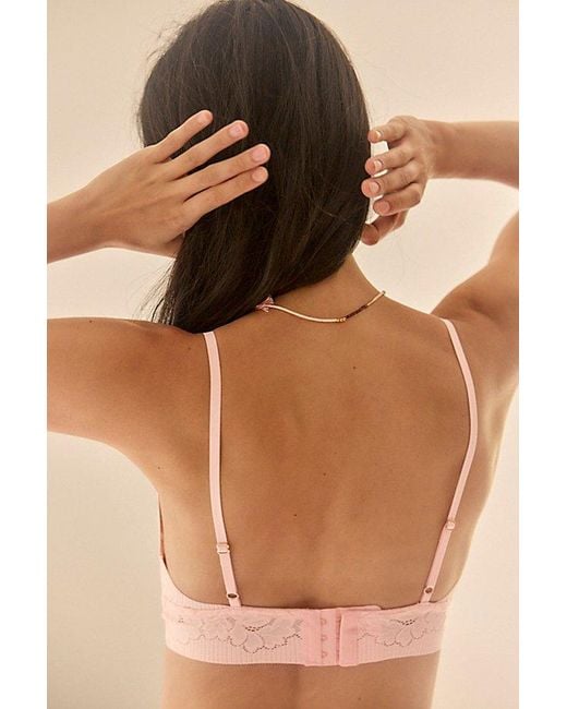 Intimately By Free People Brown Smooth Talking Lace Triangle Bralette By