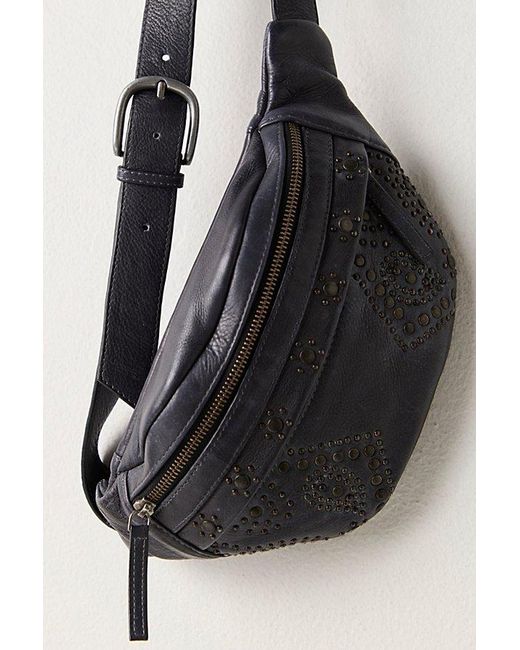 Free People Black Ana Adorned Sling Bag