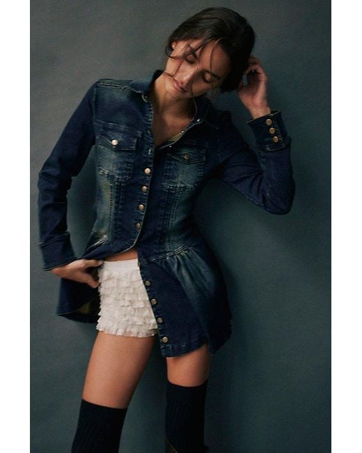 Intimately By Free People Gray Feeling For Lace Shorties By