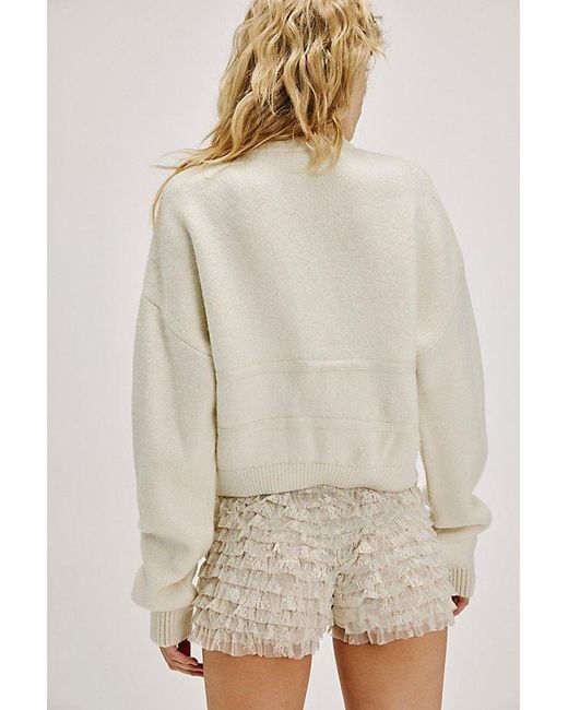 Free People Natural Bow Cardi