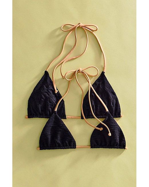 free-est Brown Michelle Bikini Top