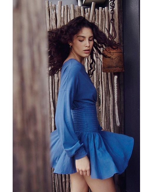 chinese dress ladies FREE PEOPLE Maxi BLUEBELL Patchwork Tiered Dress