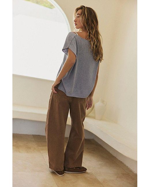 free-est Blue Marina Del Sol Sweater Top By