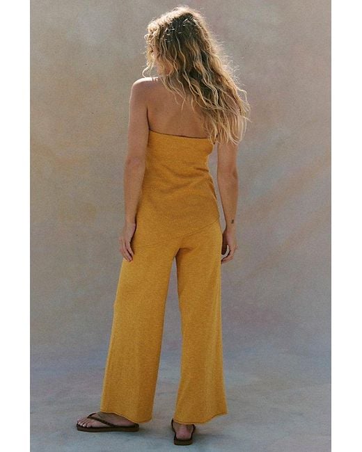 free-est Natural Krista Cotton-Linen Sweater Set By