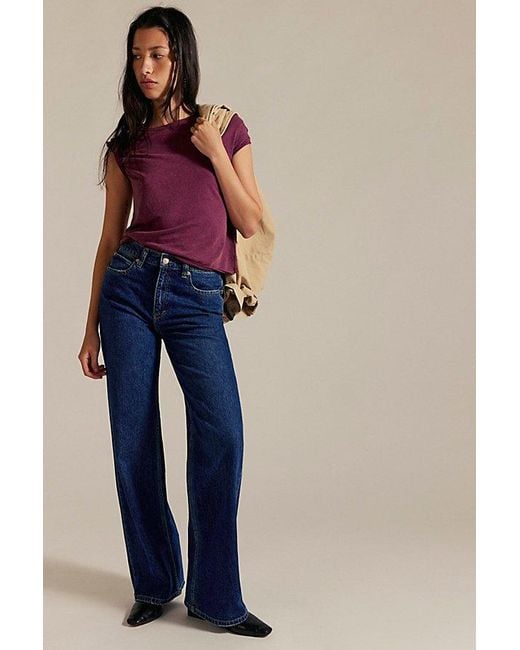 Free People Red Nova Tee