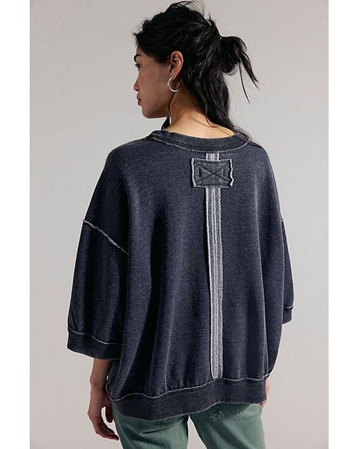 Free People Blue We The Free Everything Pullover