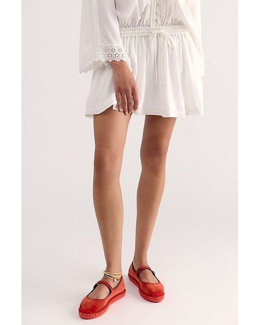 FP Vegan Collection Red Oasis Velvet Espadrilles