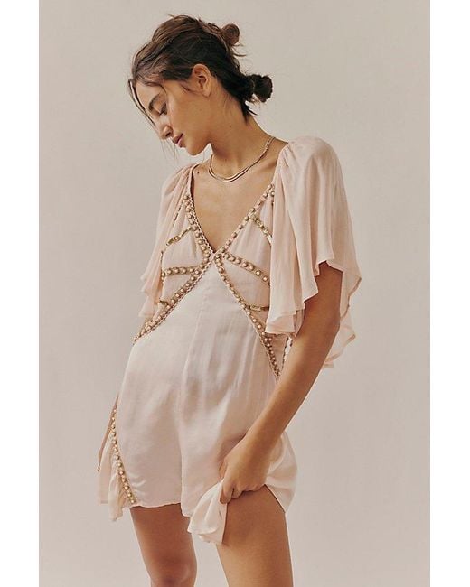 Jen's Pirate Booty Natural Saffron Romper