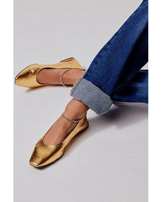 Vicenza Blue Prima Ballerina Flats