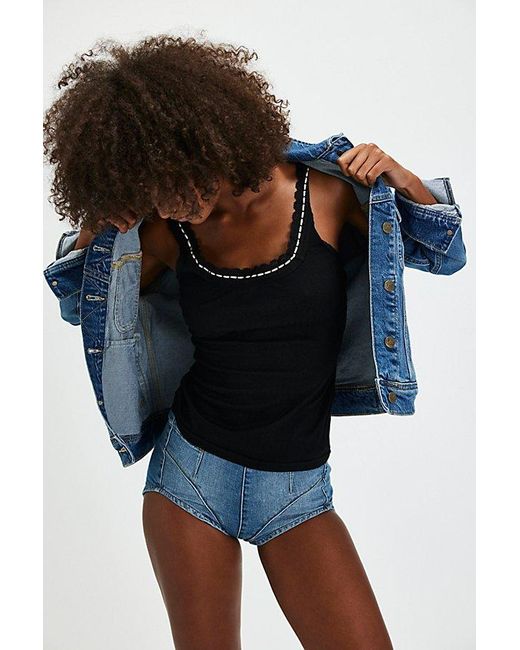 Intimately By Free People Black Only You Tank Top