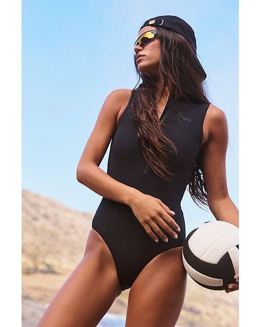 Abysse Blue Cooper One-Piece Surf Suit