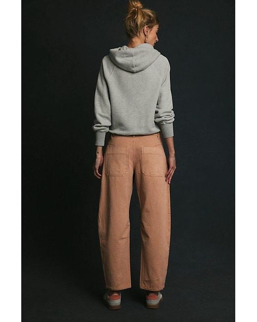 Free People Black Crystal Skies Barrel Pants