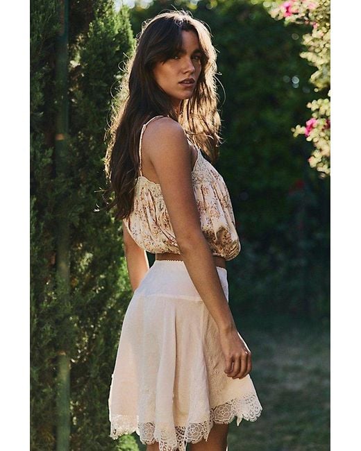 Free People Natural Blair Bubble Top