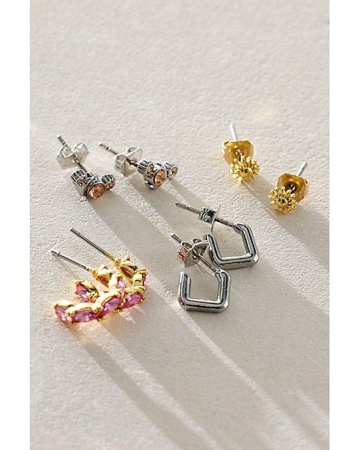 Free People Brown Stardust Waterproof Studs