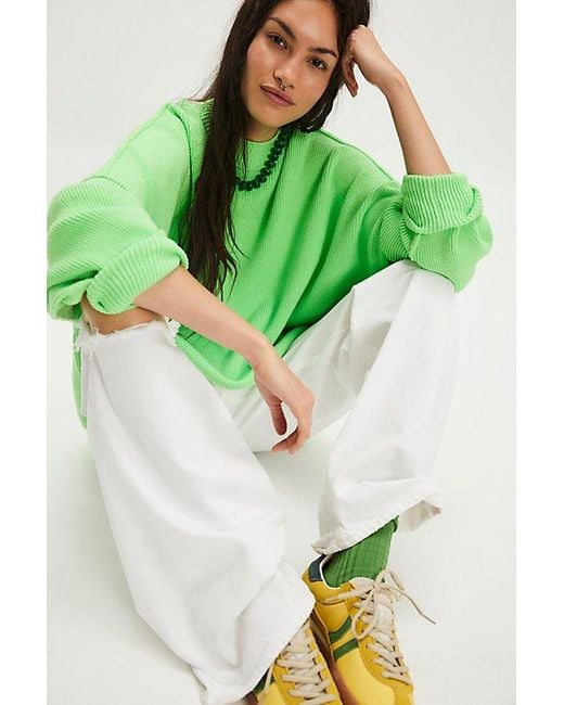 Free People Green Easy Street Tunic