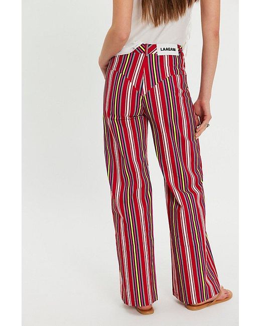 laagam Red Leroy D Twill Pants