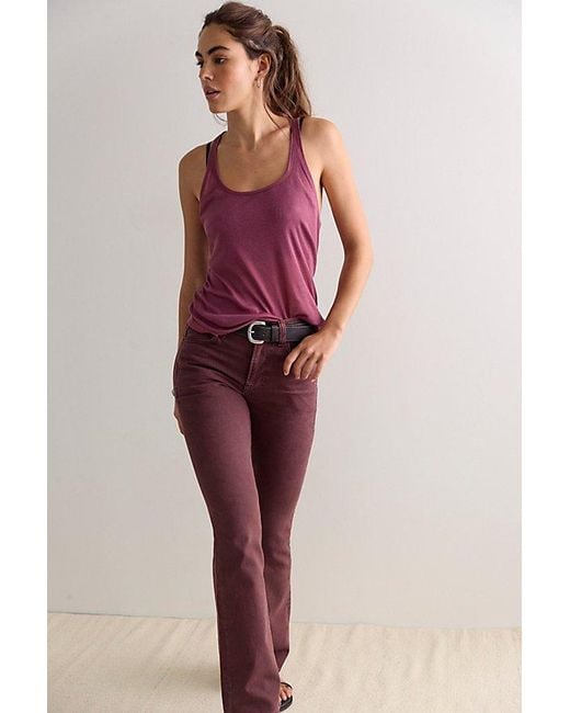Intimately By Free People Purple Barely Bare Rib Tank Top By
