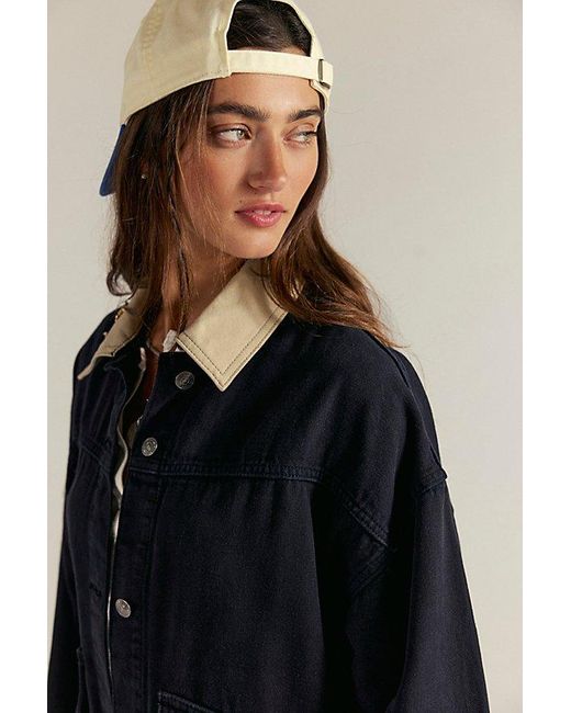 Free People Blue Lemon Denim Jacket