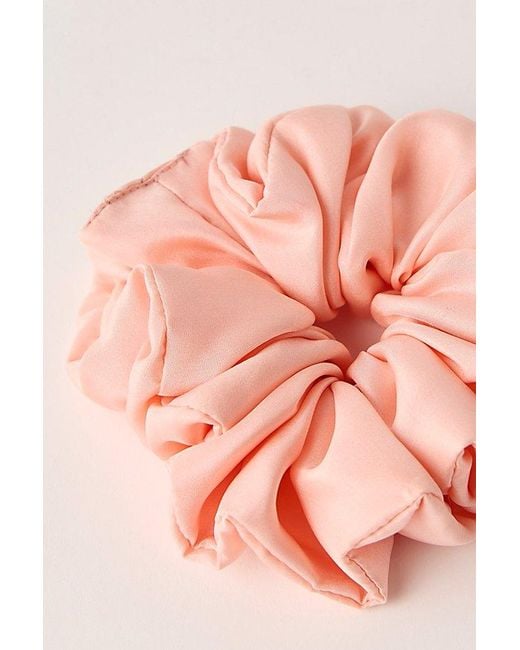 Free People Natural Leni Silk Scrunchie