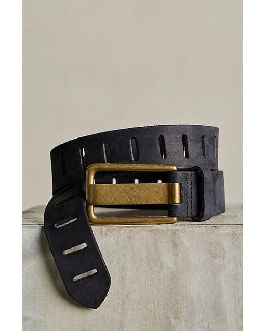 Free People Black Nubuck Jona Belt