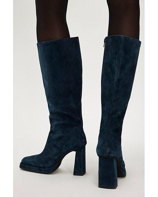 Jeffrey Campbell Blue Taysha Tall Boots By