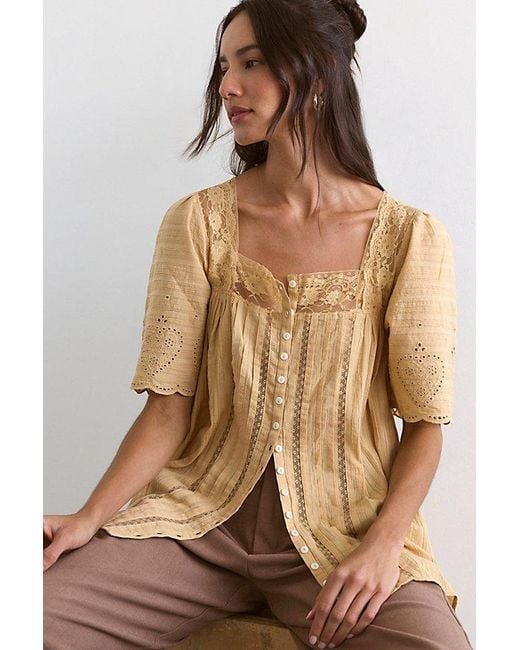 Free People Brown Adore You Tunic