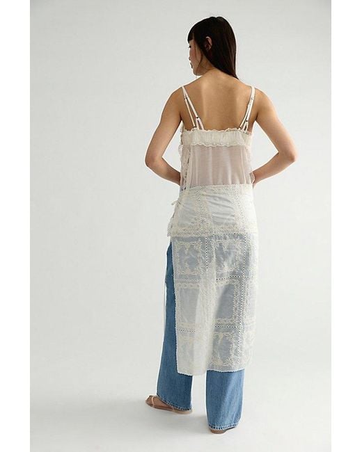 Free People Blue Invisible String Sarong