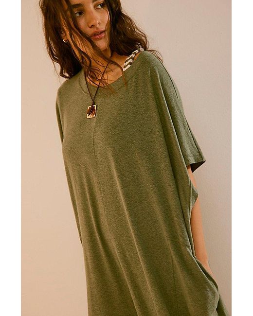 Free People Green Luster One-piece