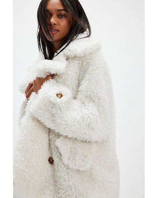 Free People Natural Sophie Peacoat Jacket