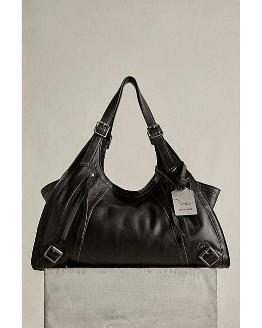 Free People Black We The Free Emery Winged Tote Bag