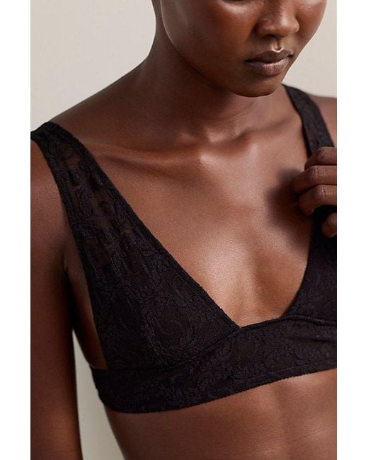 Only Hearts Brown Stretch Lace Mira Bralette