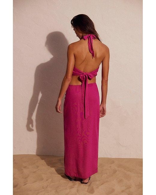 Free People Red Iconic Allure Set By