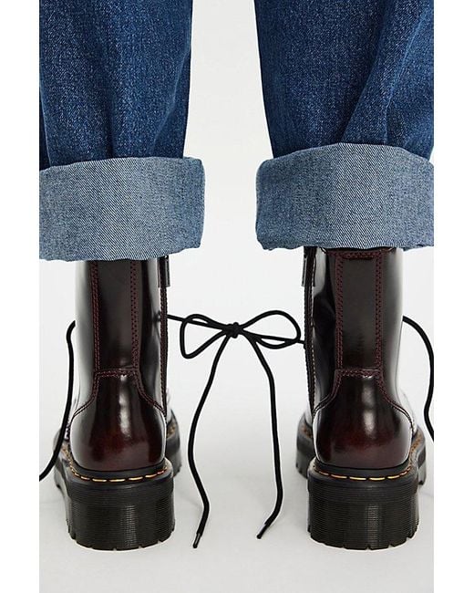 Dr. Martens Blue Jadon Lace-Up Boots