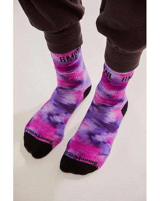 Smartwool Multicolor Atheltic Far Out Tie Dye Crew Socks