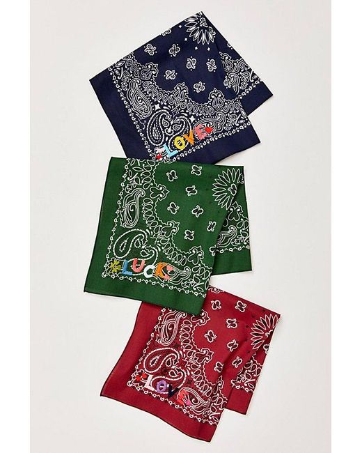 Free People Green Call It By Your Name Bandana