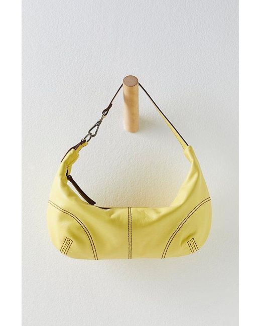Free People Yellow Real World Clutch