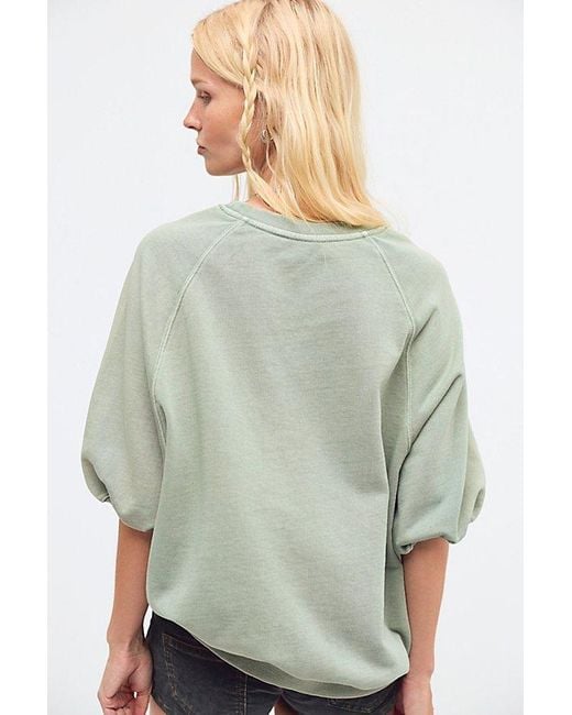 Free People Green Better On Sweatshirt