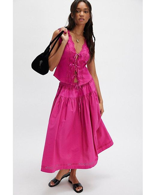 Free People Pink Gesibelle Set