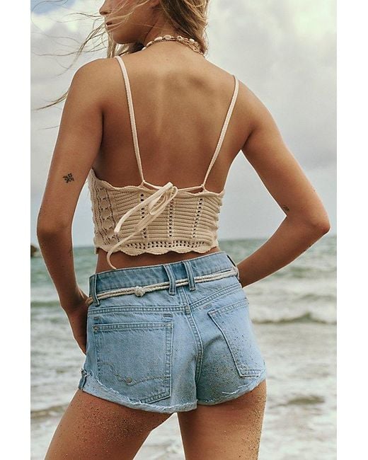 Free People Multicolor We The Free Cali Cuffed Shorties