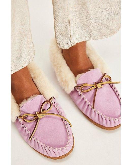 L.L. Bean Pink L. L. Bean Wicked Good Moccasins By L. L.Bean