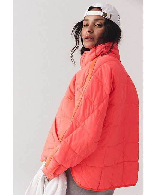 Fp Movement Pink Pippa Packable Puffer Jacket