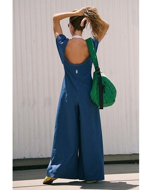 Fp Movement Blue U Back Onesie