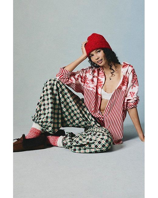 Intimately By Free People Red Room Service Shirt By